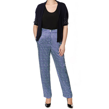 Pantalone Beatrice B. con Fantasia 20FE1284AZ316